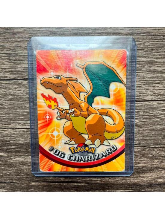 Other - #06 Charizard - Topps TV Animation Edition - 1999 - TYPE FIRE - Card #22 Back
